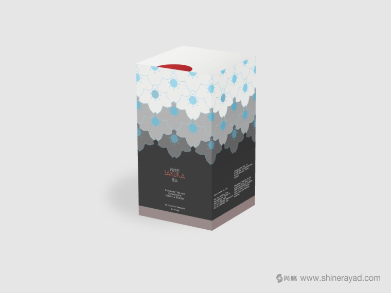日本甜蜜櫻花花茶包裝設計-上海包裝設計公司國外包裝欣賞2