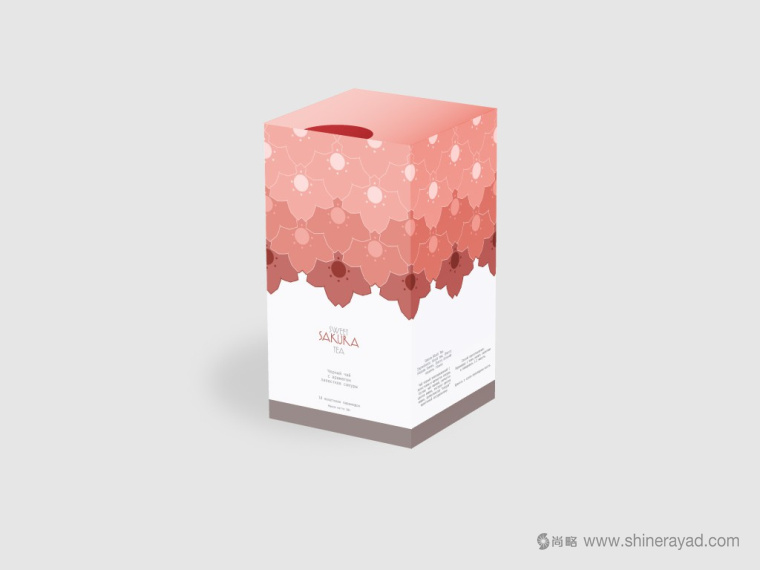 日本甜蜜櫻花花茶包裝設計-上海包裝設計公司國外包裝欣賞5