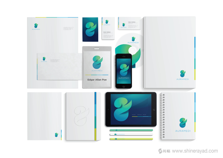 Auramedi美容護膚品牌化妝品天品牌VI設計6