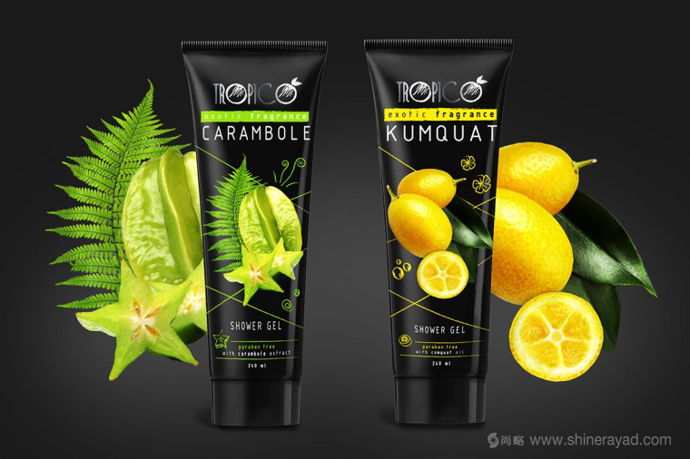 Tropico水果力量沐浴露包裝設計-上海包裝設計公司國外包裝設計欣賞3
