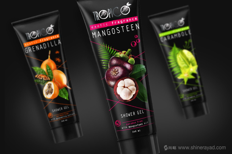 Tropico水果力量沐浴露包裝設計-上海包裝設計公司國外包裝設計欣賞4