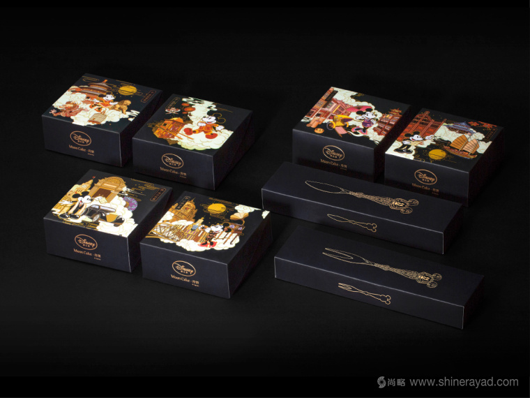 Disney迪斯尼“民國范”月餅產(chǎn)品禮盒包裝設(shè)計(jì)欣賞24