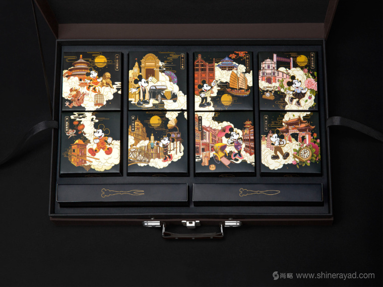 Disney迪斯尼“民國范”月餅禮盒包裝設(shè)計(jì)欣賞23