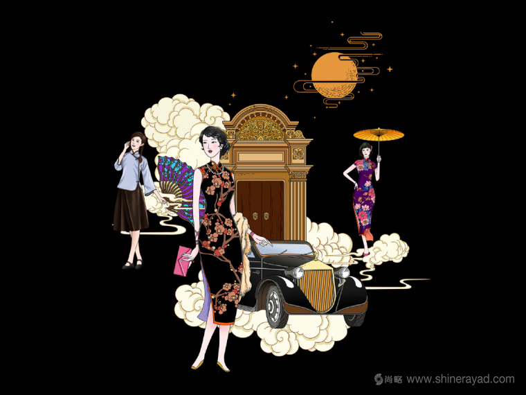 Disney迪斯尼“民國范”月餅產(chǎn)品創(chuàng)意剖析與包裝插畫設(shè)計(jì)欣賞28