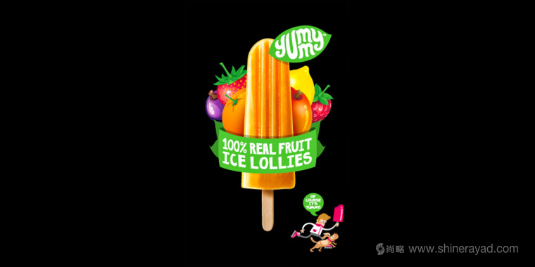 Yummy Lollies 棒棒冰外包裝插畫設計4