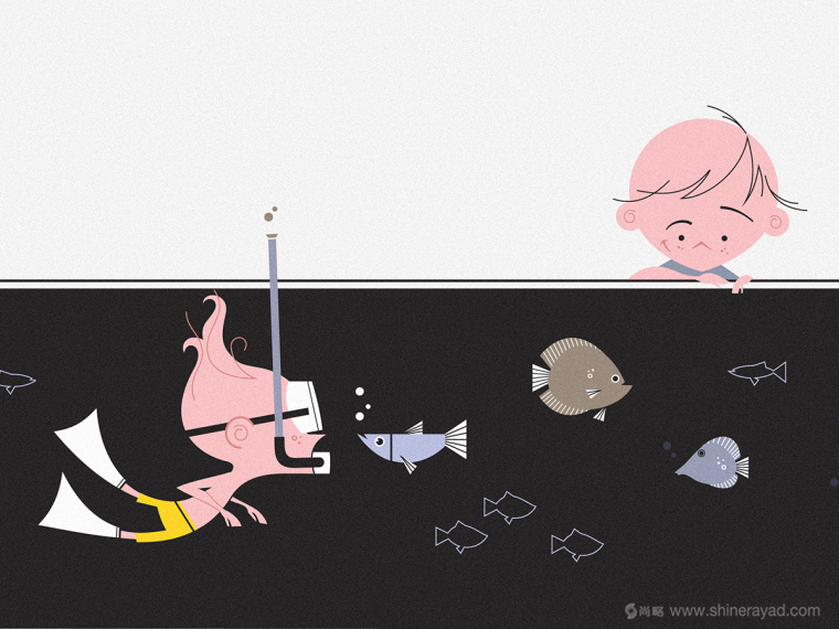 Nicho de Bichos寵物用品商店插畫風VI設計品牌形象設計-商店裝飾插畫設計12