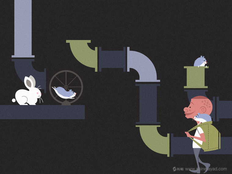 Nicho de Bichos寵物用品商店插畫風VI設計品牌形象設計--商店內部裝飾插畫設計10