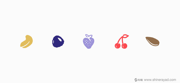 Nii 健康休閑食品包裝設計小圖標設計6