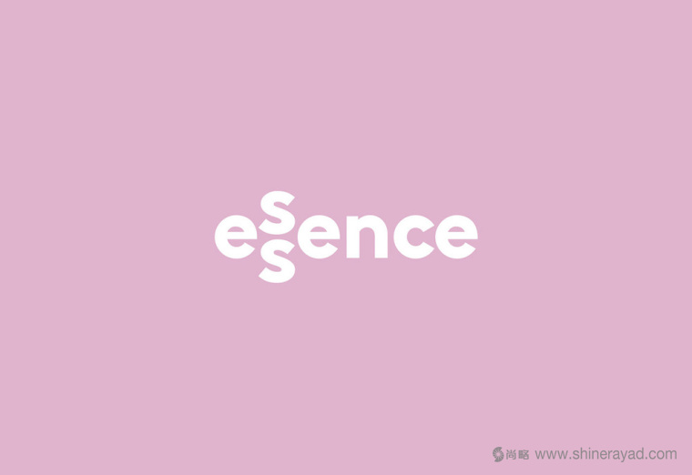 英國化妝品香水品牌Essence品牌標志設計2
