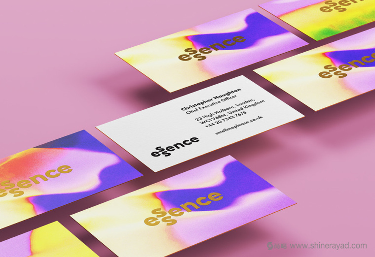 英國化妝品香水品牌Essence品牌形象設計-名片設計6