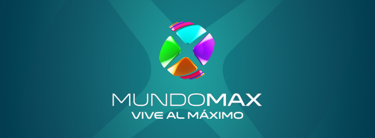 美國西班牙語電視臺MundoMax新3D立體X字母LOGO設(shè)計4