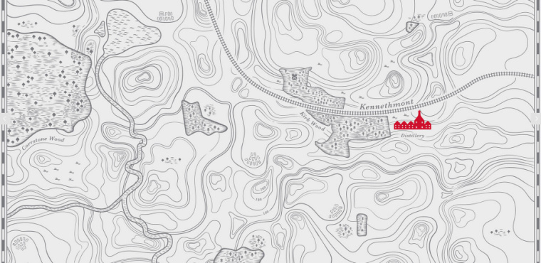 Ardmore 地圖插畫(huà)風(fēng)格高端威士忌白酒包裝設(shè)計(jì)3