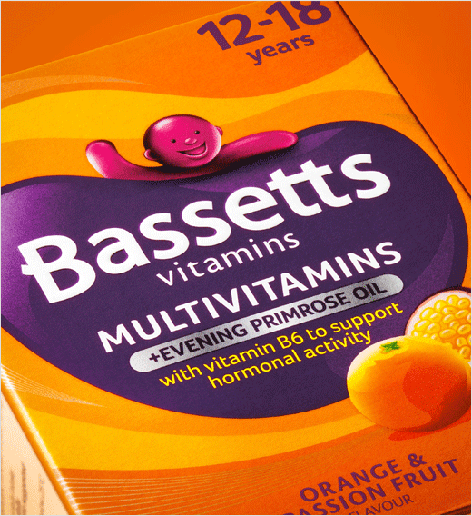 Bassetts兒童維生素品牌重塑包裝設計4