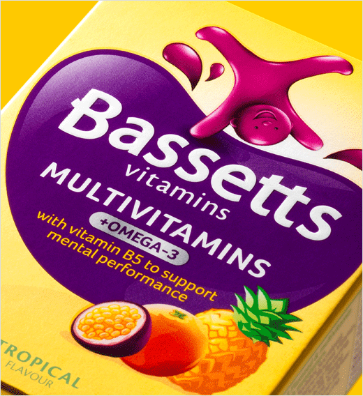 Bassetts兒童維生素品牌重塑包裝設計5