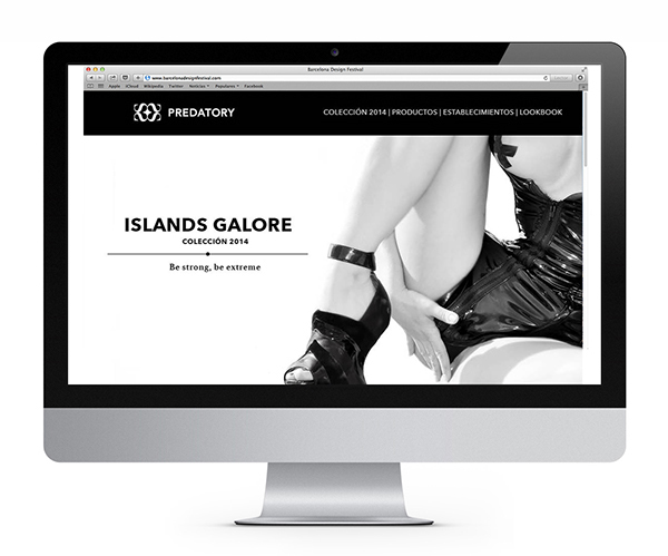 PREDATORY 女式手表品牌設計7-網站設計