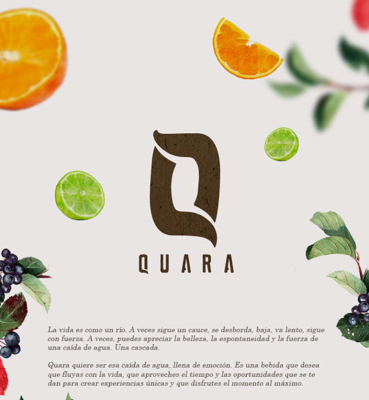 Quara 含酒精果味飲料品牌標志設計2