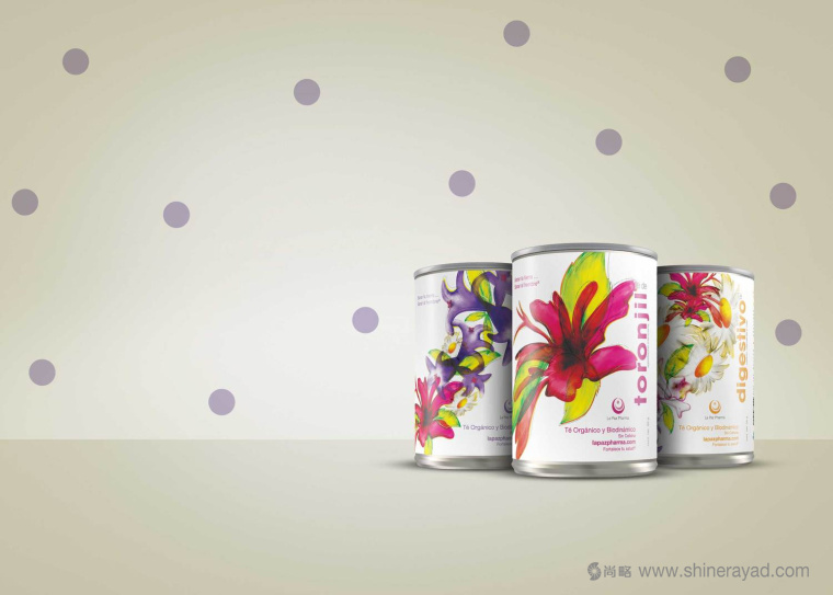 水彩花卉插畫風(fēng)格花草茶葉鋁罐花茶包裝設(shè)計(jì)-上海包裝設(shè)計(jì)公司國(guó)外包裝欣賞2