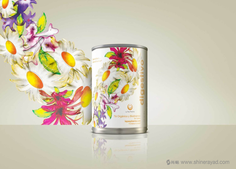 水彩花卉插畫風(fēng)格花草茶葉鋁罐花茶包裝設(shè)計(jì)-上海包裝設(shè)計(jì)公司國(guó)外包裝欣賞3