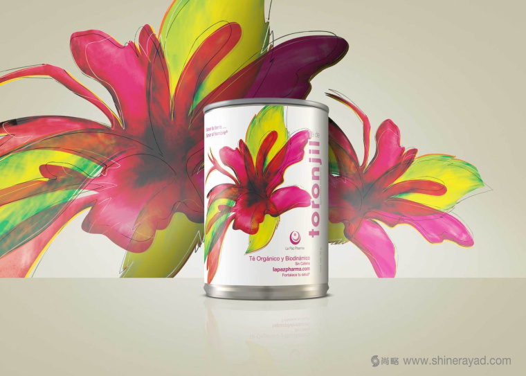 水彩花卉插畫風(fēng)格花草茶葉鋁罐花茶包裝設(shè)計(jì)-上海包裝設(shè)計(jì)公司國(guó)外包裝欣賞4