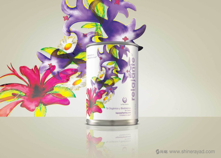 水彩花卉插畫風(fēng)格花草茶葉鋁罐花茶包裝設(shè)計(jì)-上海包裝設(shè)計(jì)公司國(guó)外包裝欣賞5