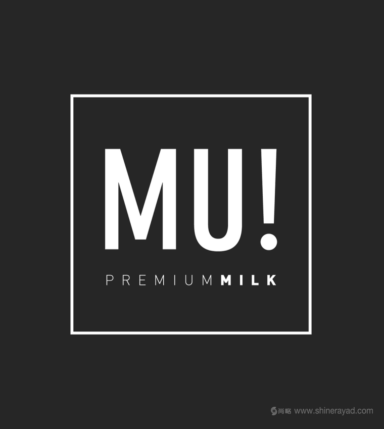 MU有機牛奶包裝設計與奶牛插畫設計-上海奶制品包裝設計公司設計欣賞2