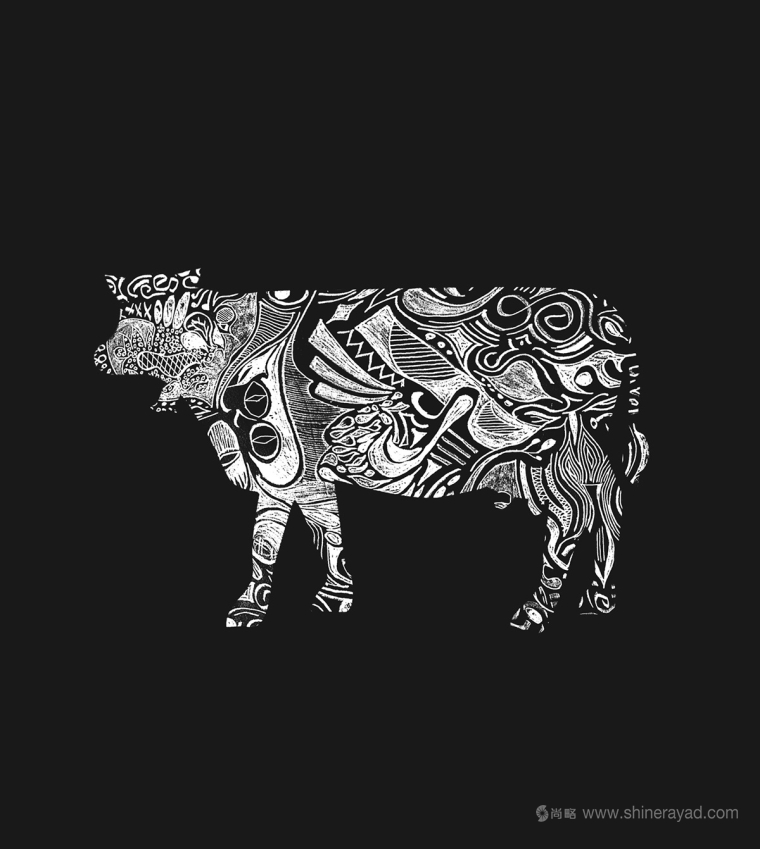 MU有機牛奶包裝設計與奶牛插畫設計-上海奶制品包裝設計公司設計欣賞6