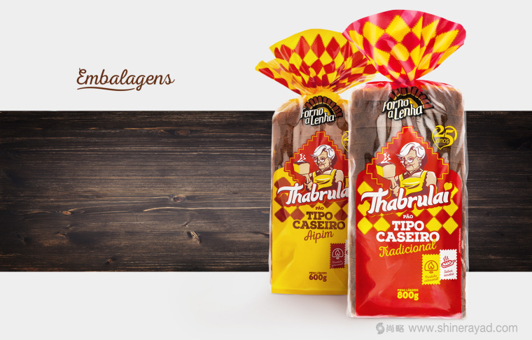 Thabrulai 老奶奶烘培袋裝面包包裝設計7