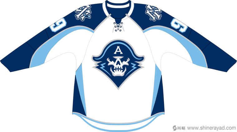 美國冰球聯盟職業冰球隊Milwaukee Admirals海盜水手新標志設計-球隊服飾設計