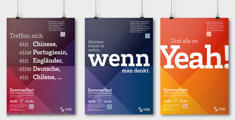 HSB不來梅大學?；誚I視覺形象設計-廣告版式設計