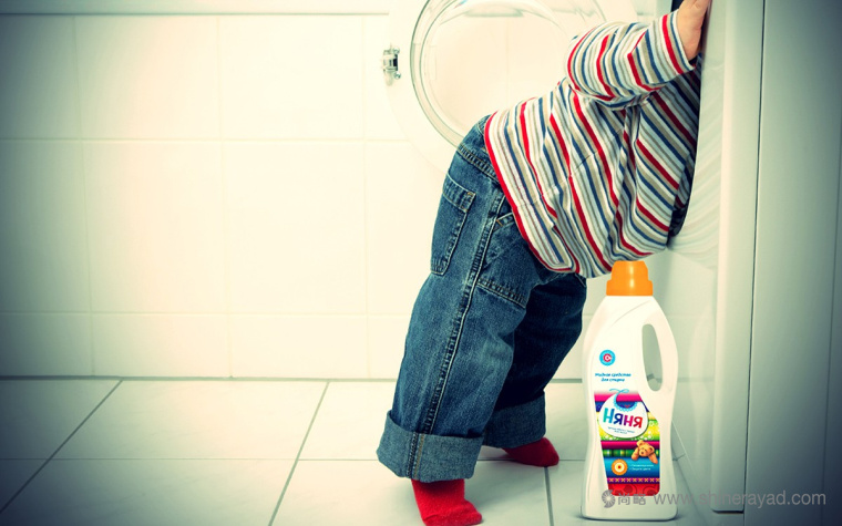 俄羅斯 НЯНЯ 嬰兒兒童洗衣液包裝設(shè)計(jì)2