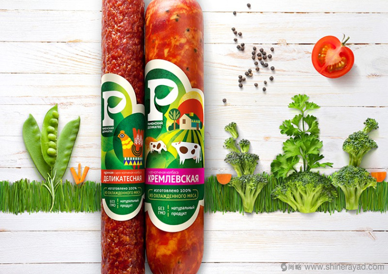 上海包裝設計公司分享：Раменский 俄羅斯火腿腸熟食包裝設計3