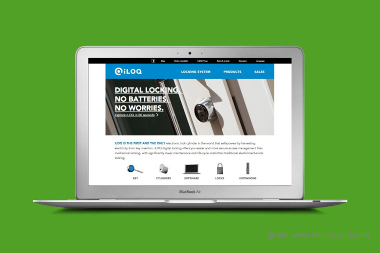 芬蘭iLOQ門禁電子鎖鎖具品牌全案設計-網站設計5