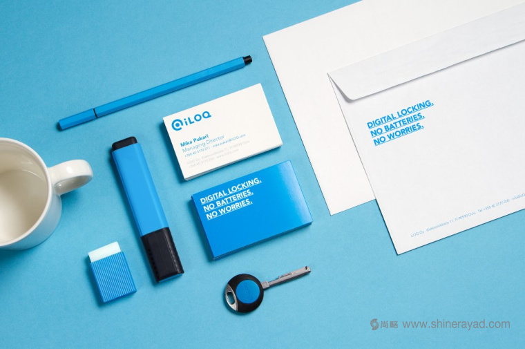 芬蘭iLOQ門禁電子鎖鎖具品牌全案設計-品牌VI形象設計