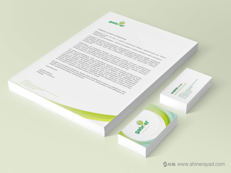 Gabriel 環境科技公司環保品牌LOGO設計VI設計2