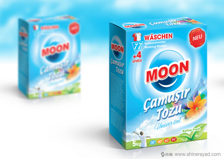 月亮洗衣粉包裝設(shè)計(jì)-上海包裝設(shè)計(jì)公司日化清潔產(chǎn)品包裝設(shè)計(jì)欣賞2