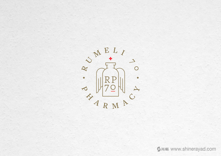Rumeli70 連鎖藥店藥房品牌VI視覺形象設計-標志設計1