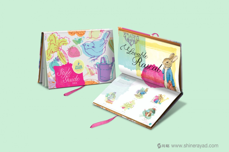 Peter Rabbit 小兔子兒童教育書籍品牌VI形象設計1