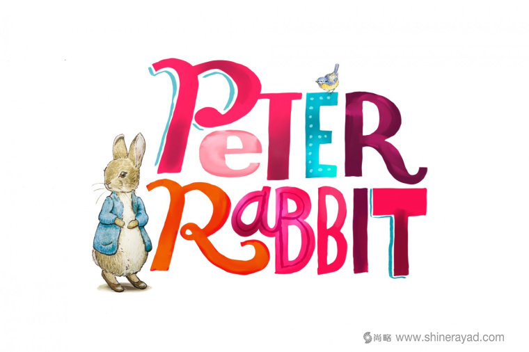Peter Rabbit 小兔子兒童教育書籍品牌VI形象設計2-標志設計