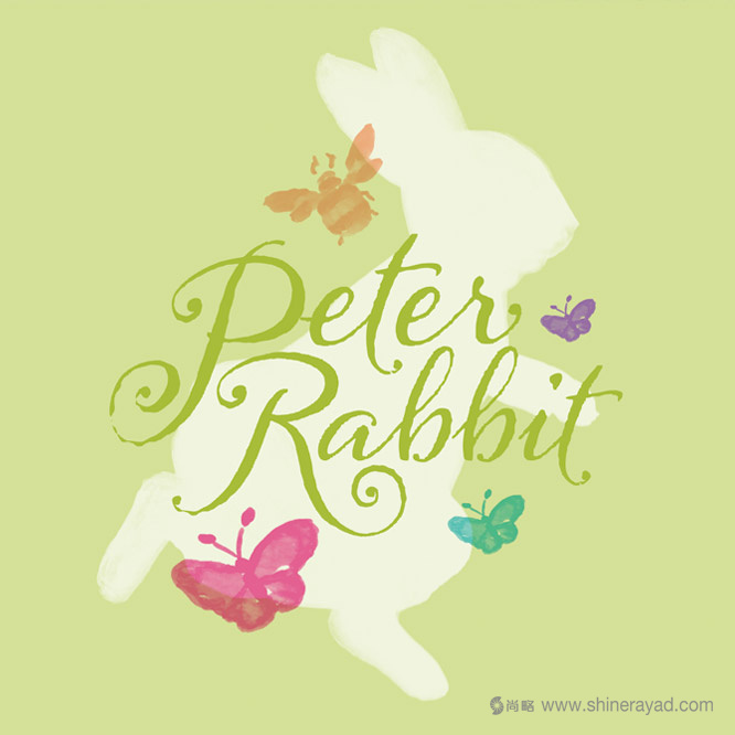 Peter Rabbit 小兔子兒童教育書籍品牌VI形象設計7