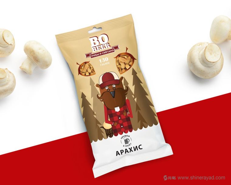 BoBee 袋裝花生花生米包裝設計-上海包裝設計公司3