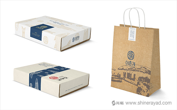 韓國漁村海鮮壽司餐廳餐飲品牌VI形象設計10