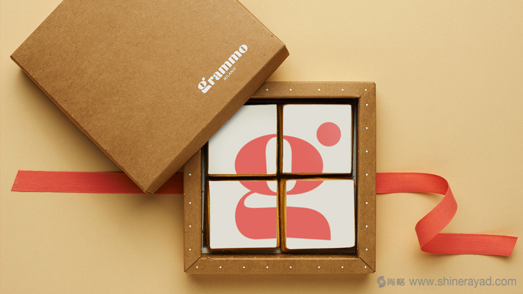 Grammo 手工餅干瓦能紙牛皮紙有機品牌包裝設計1