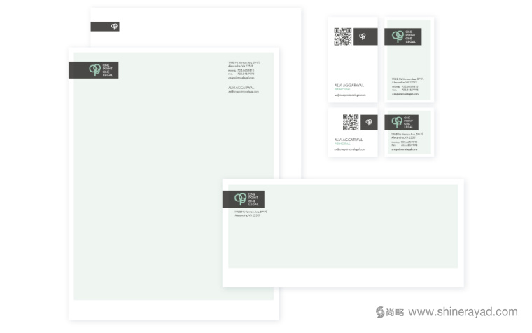 ONE POINT ONE LEGAL 律師事務所VI設計-上海VI設計公司2