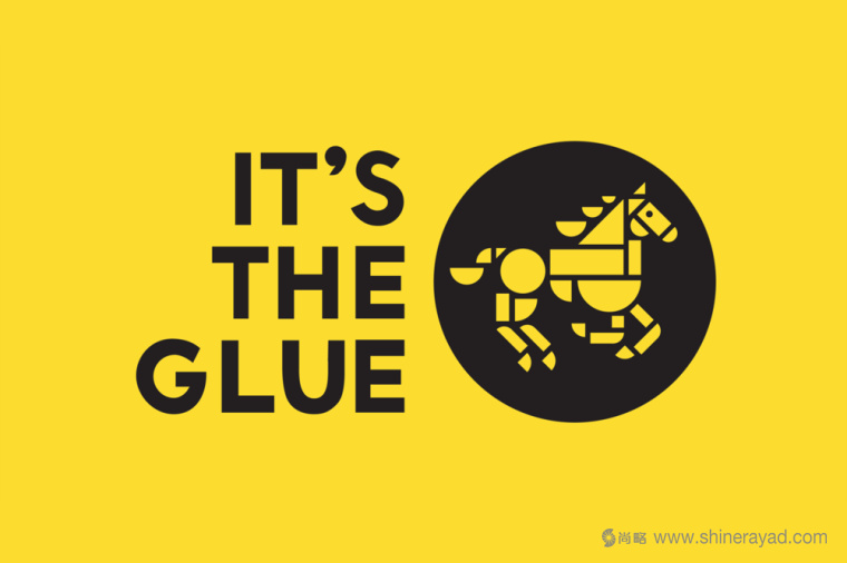 Glue企業(yè)馬圖形標志LOGO設(shè)計VI設(shè)計1