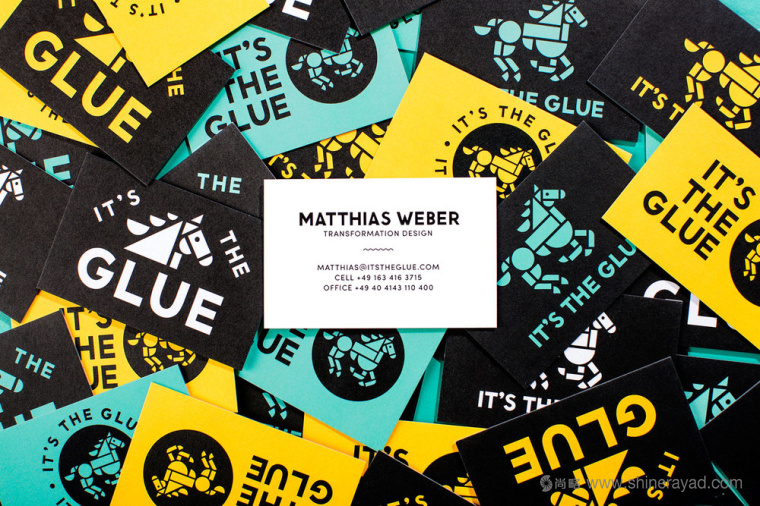 Glue企業(yè)馬圖形標志LOGO設(shè)計VI設(shè)計2