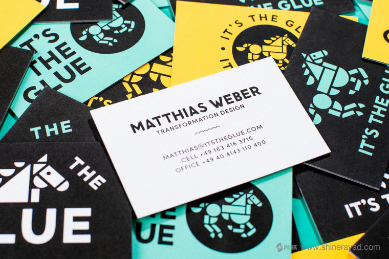 Glue企業(yè)馬圖形標志LOGO設(shè)計VI設(shè)計3