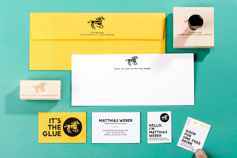 Glue企業(yè)馬圖形標志LOGO設(shè)計VI設(shè)計4