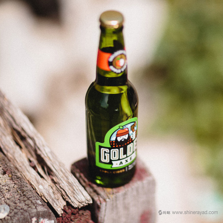 金斧頭蘋果酒包裝設計-上海包裝設計公司2