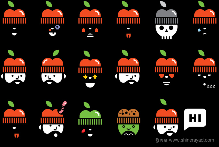 金斧頭蘋果酒包裝人物插畫設計-上海包裝設計公司18