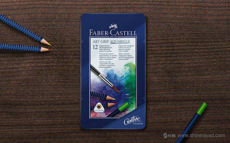 Faber-Castel 水彩筆畫筆文具品牌形象設計包裝設計8